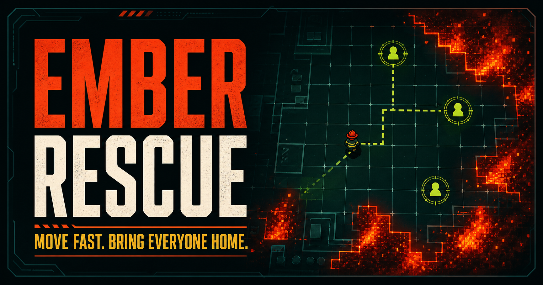 Ember Rescue tactical fire rescue game